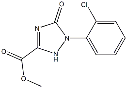 METHYL 1-(2-CHLOROPHENYL)-5-OXO-2,5-DIHYDRO-1H-1,2,4-TRIAZOLE-3-CARBOXYLATE,CAS1000576-85-1