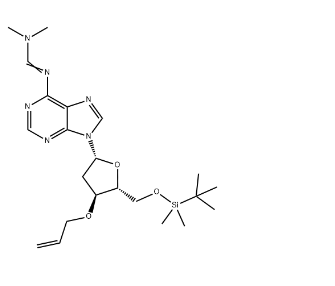 3′-O-Allyl-5′-O-TBS-N6-DMF dA