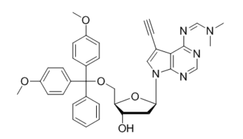 N4-DMF-5′-O-DMT-7-ethynyl-7-deaza-2&#039;-dA,cas259097-13-7