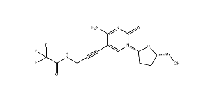 2&#039;,3&#039;-Dideoxy-5-[3-[(trifluoroacetyl)amino]-1-propynyl]-cytidine,cas114748-58-2