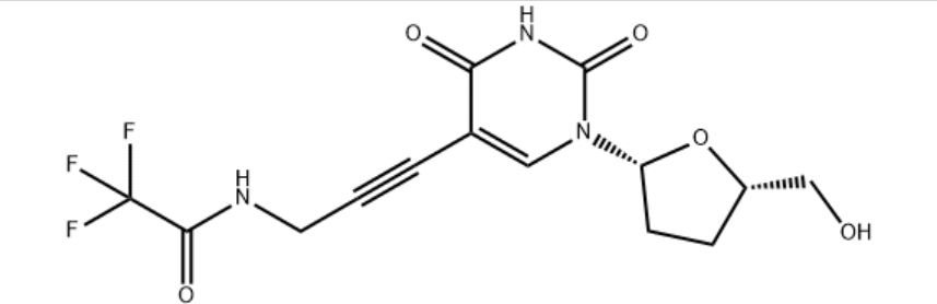 2&#039;,3&#039;-Dideoxy-5-[3-[(trifluoroacetyl)amino]-1-propynyl]-uridine,cas114748-60-6