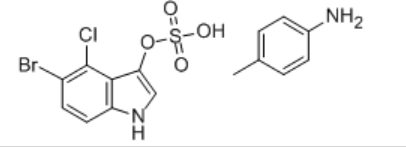 5-溴-4-氯-3-吲哚基硫酸对甲苯胺,CAS号:6581-23-3