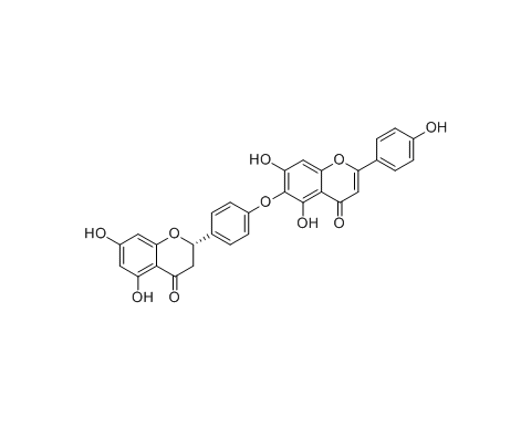 2,3-Dihydrohinokiflavone| 2,3-二氢扁柏双黄酮|cas:34292-87-0