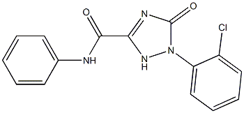 1-(2-CHLOROPHENYL)-5-OXO-N-PHENYL-2,5-DIHYDRO-1H-1,2,4-TRIAZOLE-3-CARBOXAMIDE,CAS1000577-29-6