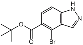 4-溴-1H-吲唑-5-甲酸叔丁基酯,CAS1203662-37-6