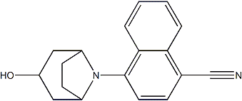 4-(3-内型-羟基-8-氮杂双环[3.2.1]辛烷-8-基)萘-1-甲腈,CAS870888-46-3