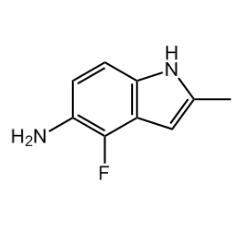 cas398487-76-8|5-氨基-4-氟-2-甲基吲哚