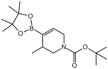 tert-Butyl 3-methyl-4-(tetramethyl-1,3,2-dioxaborol-2-yl)-1,2,3,6-tetrahydropyridine-1-carboxylate,CAS.1268816-61-0