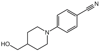 cas:162997-46-8|4-(4-(Hydroxymethyl)piperidin-1-yl)benzonitrile