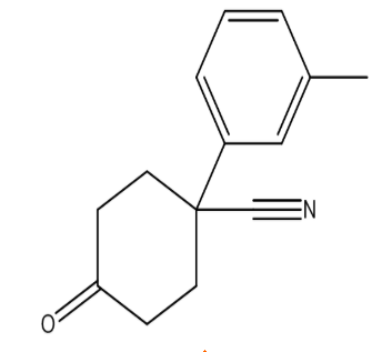 4-氧代-1-(M-甲苯基)环己甲腈，cas73312-15-9