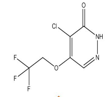 4-Chloro-5-(2,2,2-trifluoroethoxy)pyridazin-3(2H)-one，cas1346697-62-8