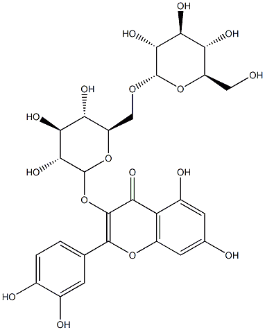 槲皮素-3-龙胆二糖苷,CAS:7431-83-6