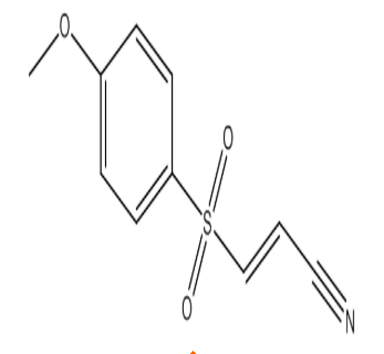(E)-3-((4-Methoxyphenyl)sulfonyl)acrylonitrile，cas64326-50-7