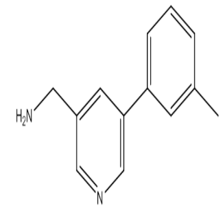 (5-(M-甲苯基)吡啶-3-基)甲胺，cas1346691-47-1