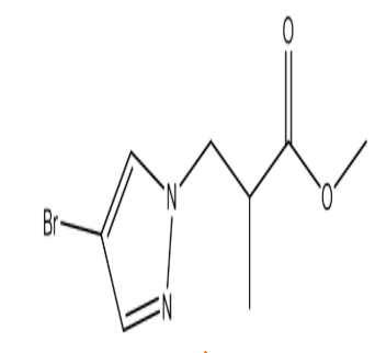 3-(4-溴-1H-吡唑基)-2-甲基-丙酸甲酯，cas1005615-47-3