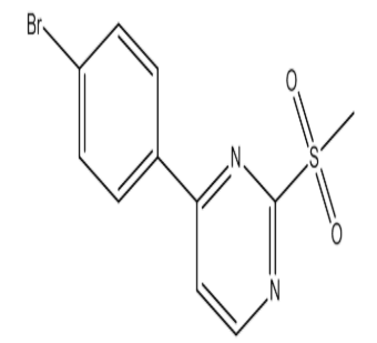 4-(4-溴苯基)-2-(甲基磺酰基)嘧啶，cas1027064-22-7