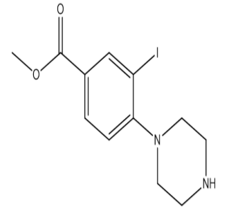 Methyl 3-iodo-4-(piperazin-1-yl)benzoate，cas1131622-47-3