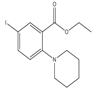 Ethyl 5-iodo-2-(piperidin-1-yl)benzoate，cas1131622-44-0