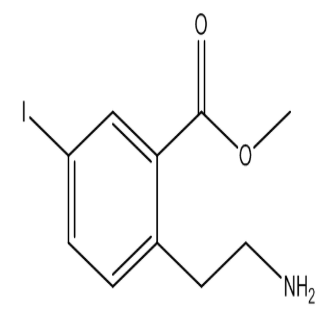 Methyl 2-(2-aminoethyl)-5-iodobenzoate，cas1131587-32-0