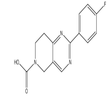 2-(4-Fluorophenyl)-7,8-dihydropyrido[4,3-d]pyrimidine-6(5H)-carboxylic acid，cas1395492-92-8