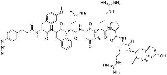 (3-(4-Azidophenyl)propionyl1,D-Tyr(Me)2,Arg6,Arg8,Tyr-NH29)-Vasopressin,CAS:157702-46-0