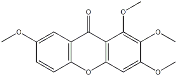 1,2,3,7-四甲氧基口山酮,CAS:22804-52-0