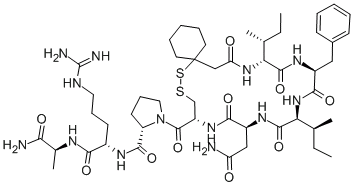 (d(CH2)51,D-Ile2,Ile4,Arg8,Ala-NH29)-Vasopressin,CAS:114455-29-7
