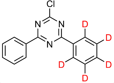 2-氯-4-苯基-6-(苯基-2,3,4,5,6-D5)-1,3,5-三嗪，CAS号：1472729-59-1
