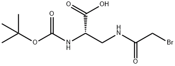 （S） -3-（2-溴乙酰氨基）-2-（（叔丁氧羰基）氨基）丙酸,CAS:135630-90-9