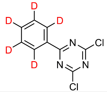 2,4-二氯-6-(苯基-2,3,4,5,6-D5)-1,3,5-三嗪，CAS号：1480589-62-5