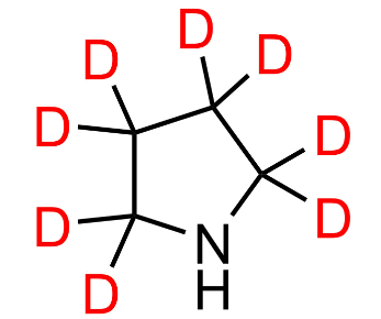 吡咯烷-2,2,3,3,4,4,5,5-D8，CAS号：212625-79-1