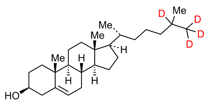 胆固醇-25,26,26,26-D4,CAS:57-88-5
