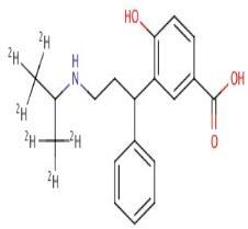 外消旋5-羧基去异丙基托特罗定-d6