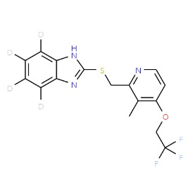兰索拉唑硫化物-d4,Lsoprazole Sulfide-d4