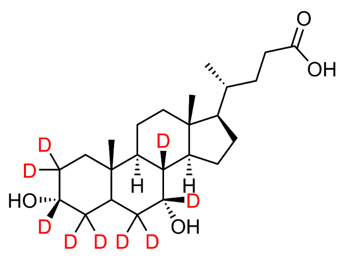鹅去氧胆酸-2,2,3,4,4,6,6,7,8-D9