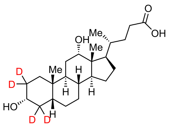 脱氧胆酸-2,2,4,4-D4,CAS:112076-61-6