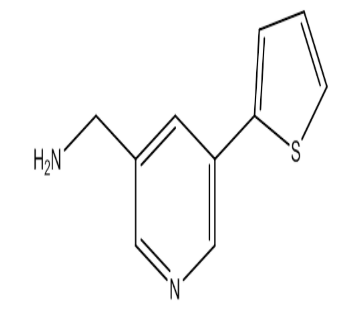 (5-(噻吩-2-基)吡啶-3-基)甲胺，cas1346687-11-3