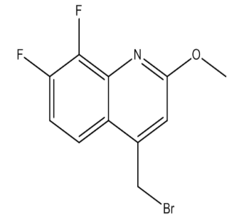 4-(Bromomethyl)-7,8-difluoro-2-methoxyquinoline，cas1125744-62-8