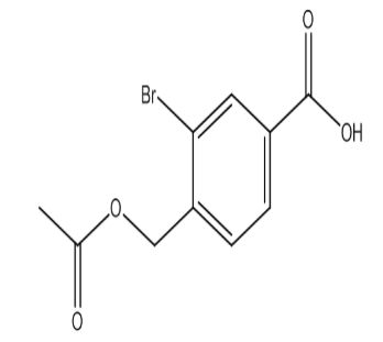 4-(乙酰氧基甲基)-3-溴苯甲酸，cas90772-73-9