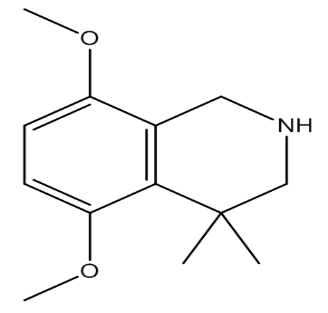 5,8-Dimethoxy-4,4-dimethyl-1,2,3,4-tetrahydroisoquinoline，cas1267035-14-2