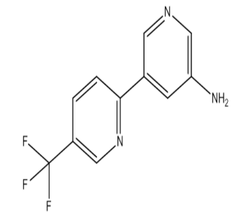 5-(Trifluoromethyl)-[2,3&#039;-bipyridin]-5&#039;-amine，cas1255634-59-3