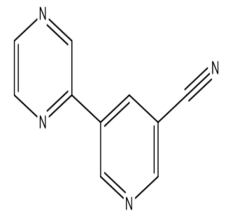 5-(吡嗪-2-基)氰吡啶，cas1346687-25-9