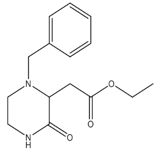 2-(1-苄基-3-氧代哌嗪-2-基)乙酸乙酯，cas61155-09-7