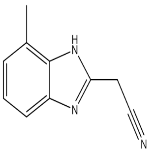 2-(7-甲基-1H-苯并[D]咪唑基-2-基)乙腈，cas55025-38-2
