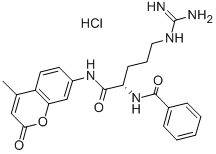 Nα-苯甲酰-L-精氨酸-7-氨基-4-甲基香豆素盐酸盐,CAS:83701-04-6