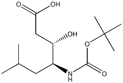 Boc-(3S,4S)-4-氨基-3-羟基-6-甲基庚酸,CAS:58521-49-6