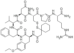 (d(CH2)51,Tyr(Et)2,Val4,Arg8,des-Gly9)-Vasopressin，CAS：90332-81-3