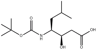（3R，4S）-N-叔丁氧基羰基-他汀，（3R，4S）-3-羟基-4-Boc-氨基-6-甲基-庚烷酸,CAS:66967-01-9