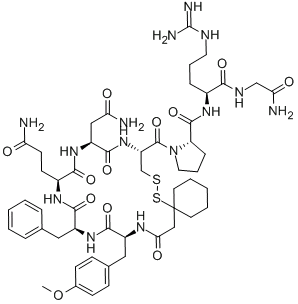 3-MERCAPTO-3-METHYL-BUTYRYL-TYR(ME)-PHE-GLN-ASN-CYS-PRO-ARG-GLY-NH2,CAS:73168-24-8