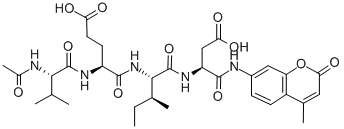 乙酰基缬氨酰谷氨酰异亮氨酰天冬氨酸-7-氨基-4-甲基香豆素,CAS: 219137-97-0